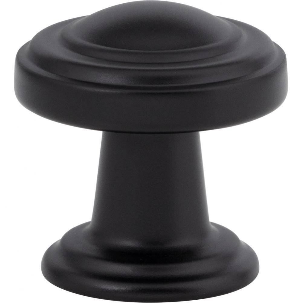 Bronte Knob 1 1/8 Inch Matte Black