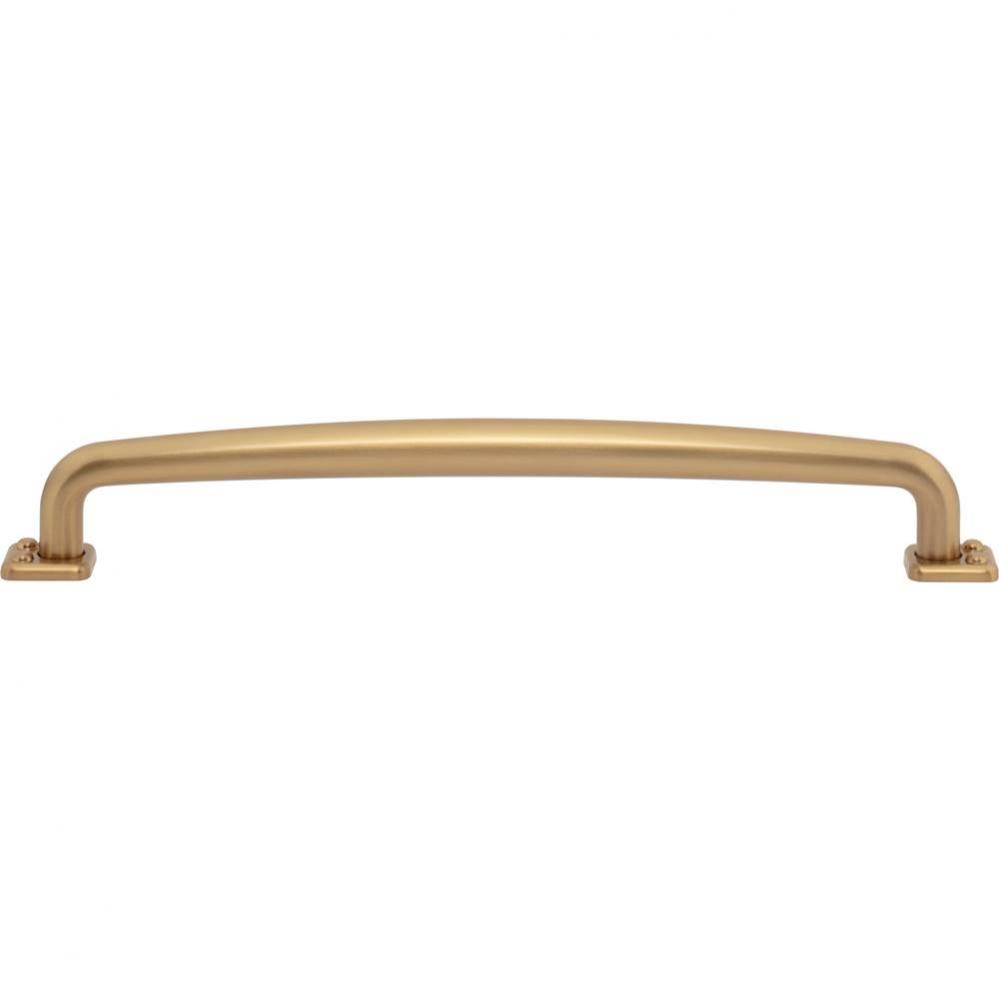 Benning Pull 7 9/16 Inch (c-c) Warm Brass