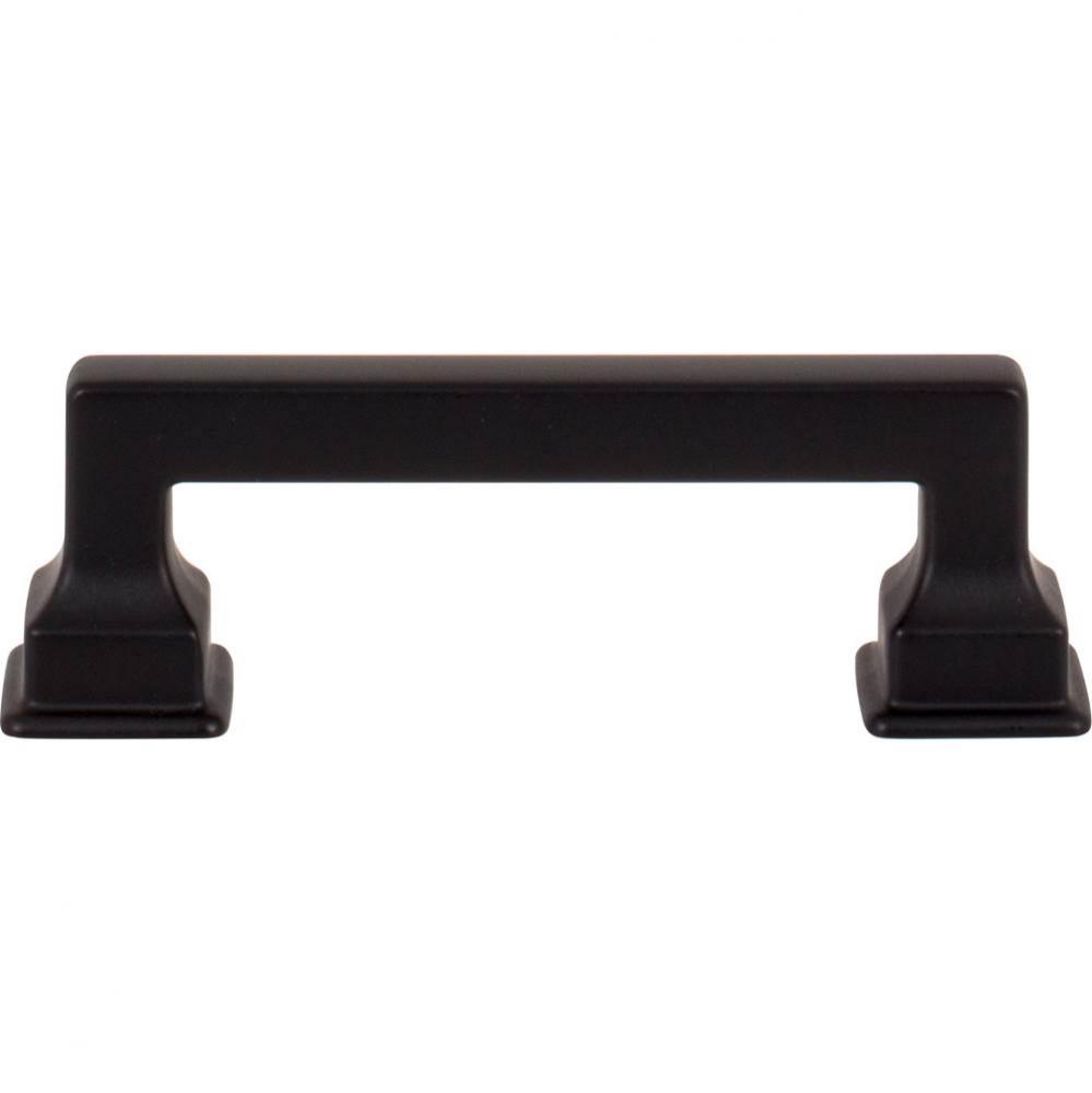 Erika Pull 3 Inch (c-c) Matte Black