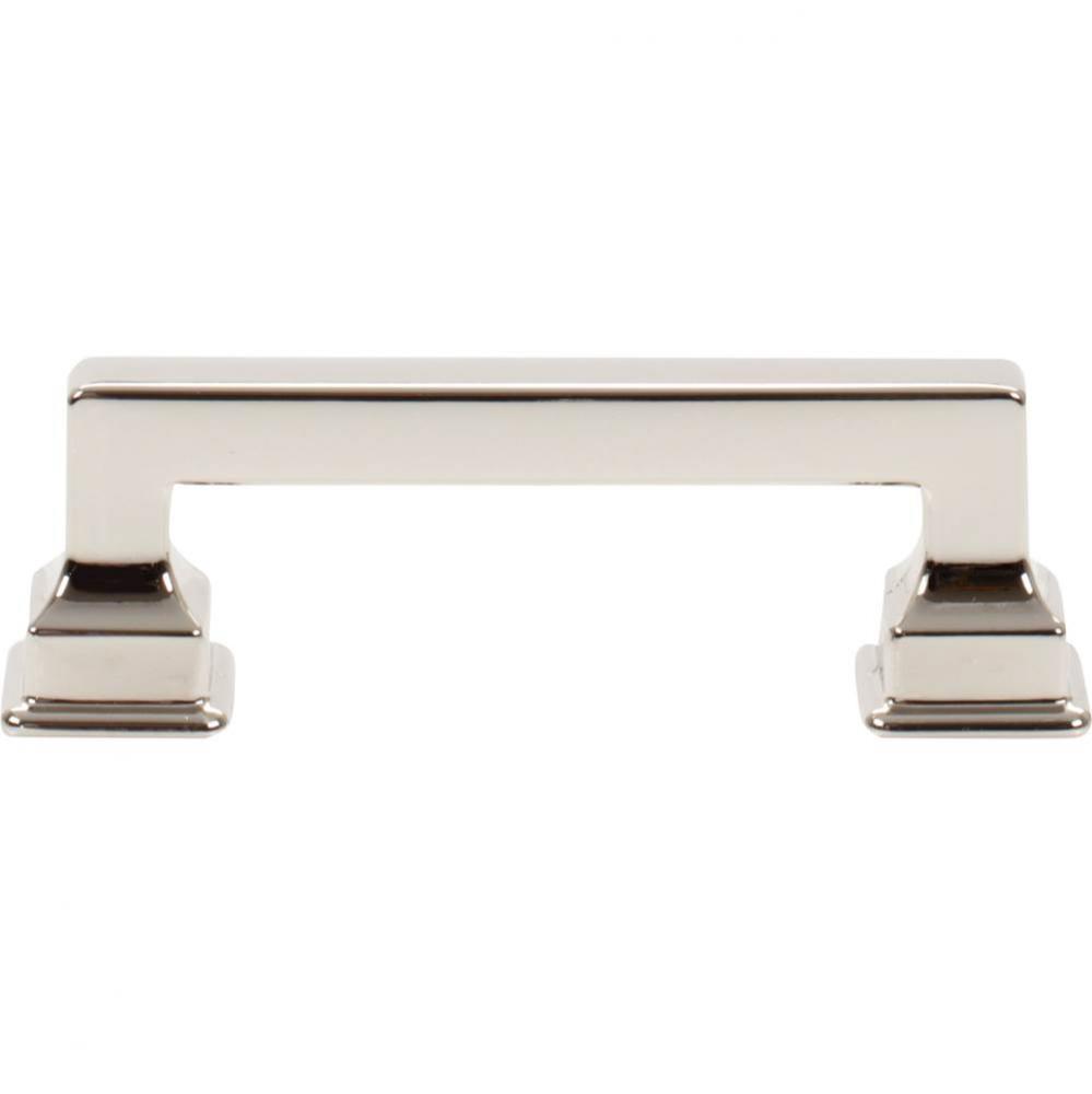 Erika Pull 3 Inch (c-c) Polished Nickel