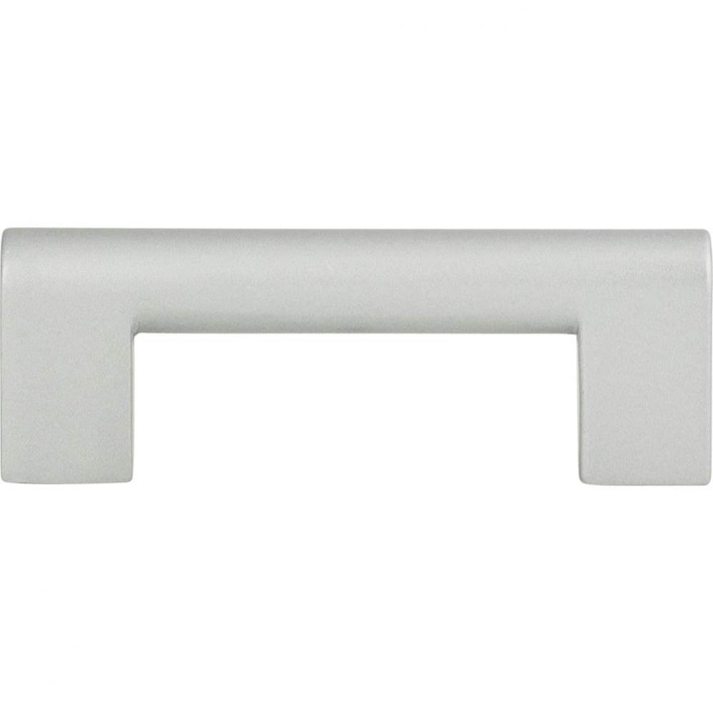 Round Rail Pull 3 Inch (c-c) Matte Chrome