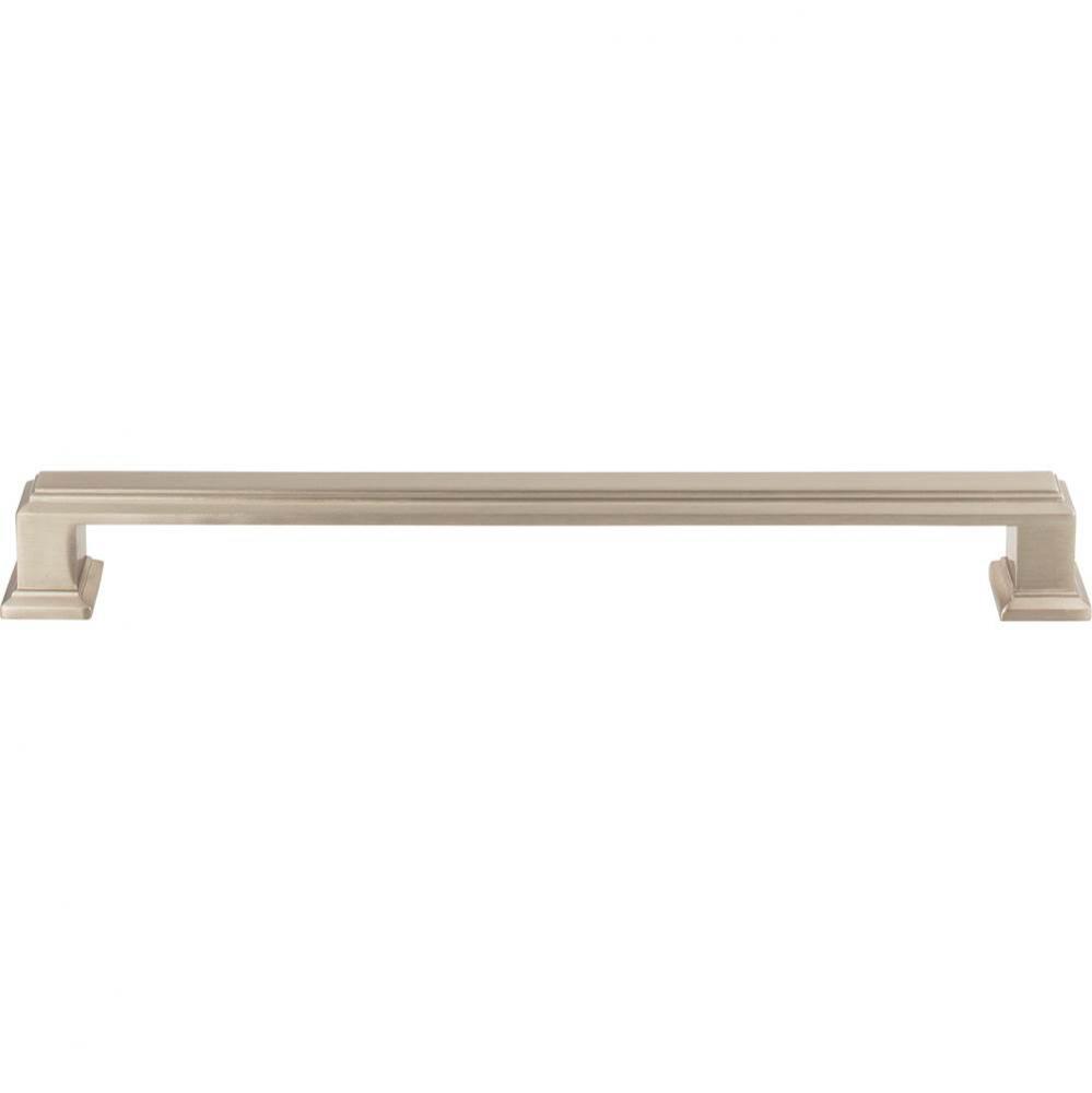 Sutton Place Pull 7 9/16 Inch (c-c) Brushed Nickel