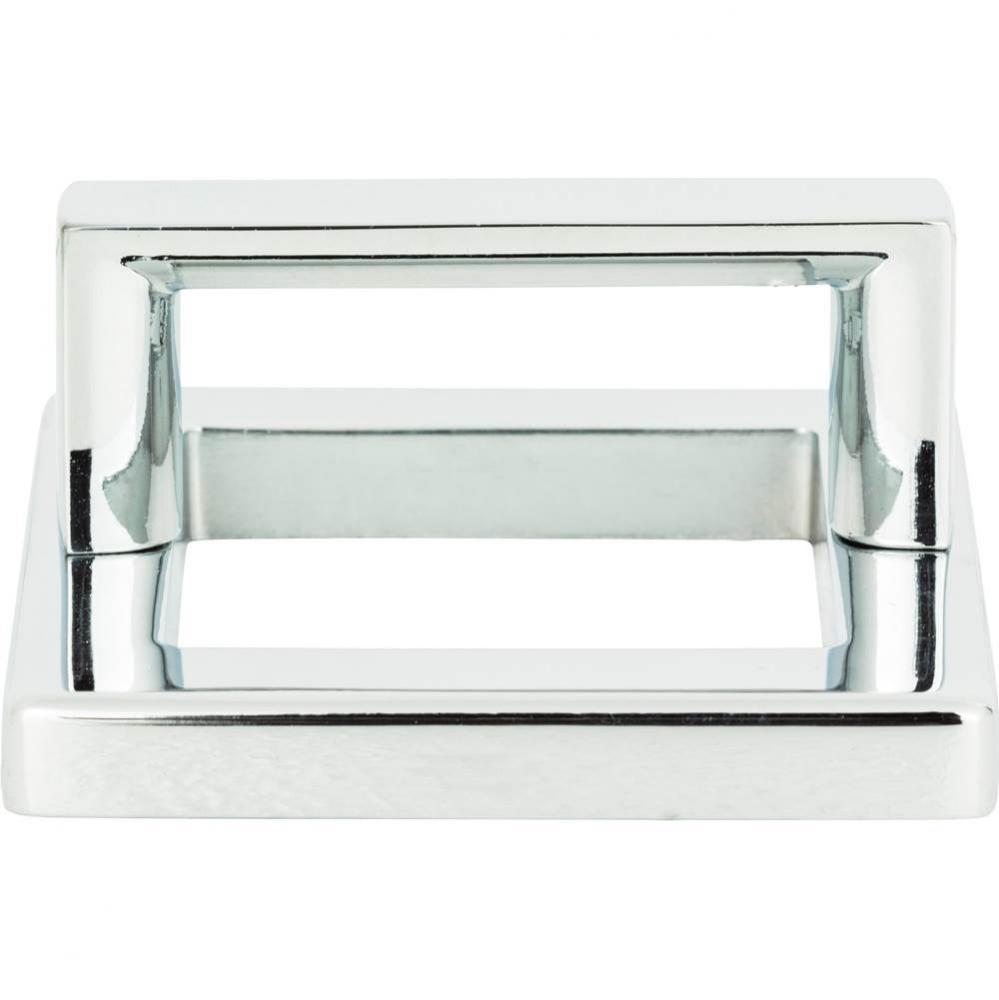 Tableau Square Base and Top 1 13/16 Inch (c-c) Polished Chrome