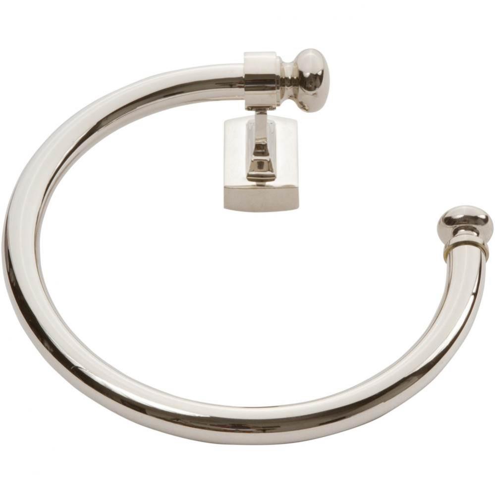 Legacy Bath Towel Ring  Polished Nickel