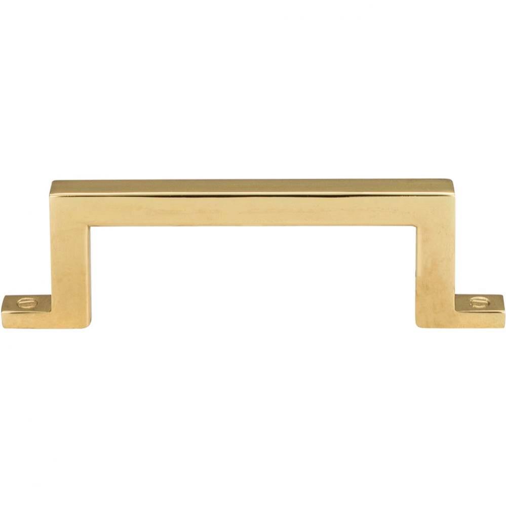 Campaign Bar Pull 3 Inch (c-c) Polished Brass