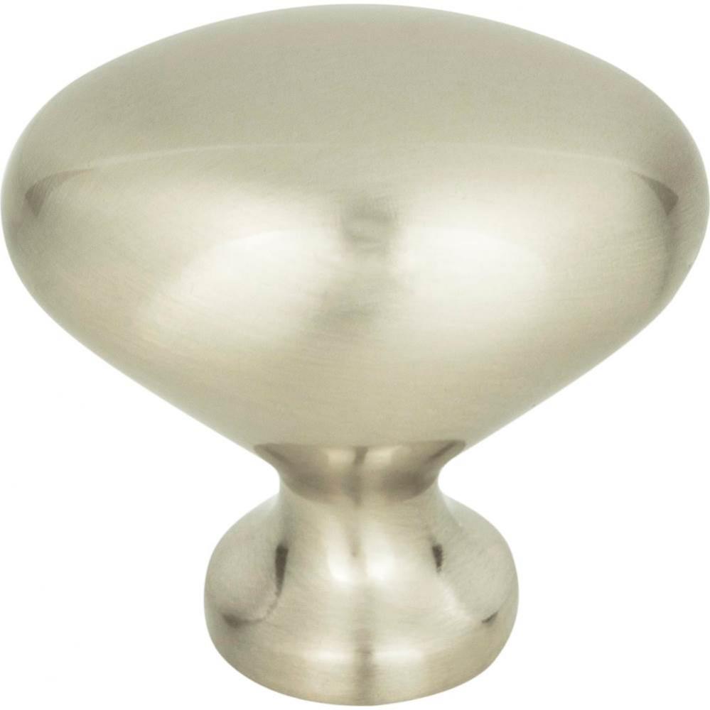 Robin Egg Knob 1 1/4 Inch Brushed Nickel