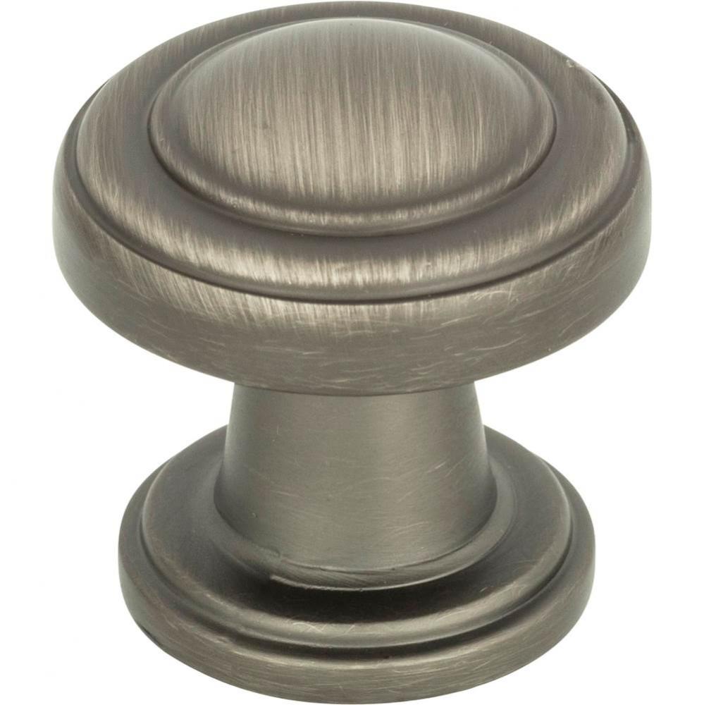 Bronte Knob 1 1/8 Inch Slate