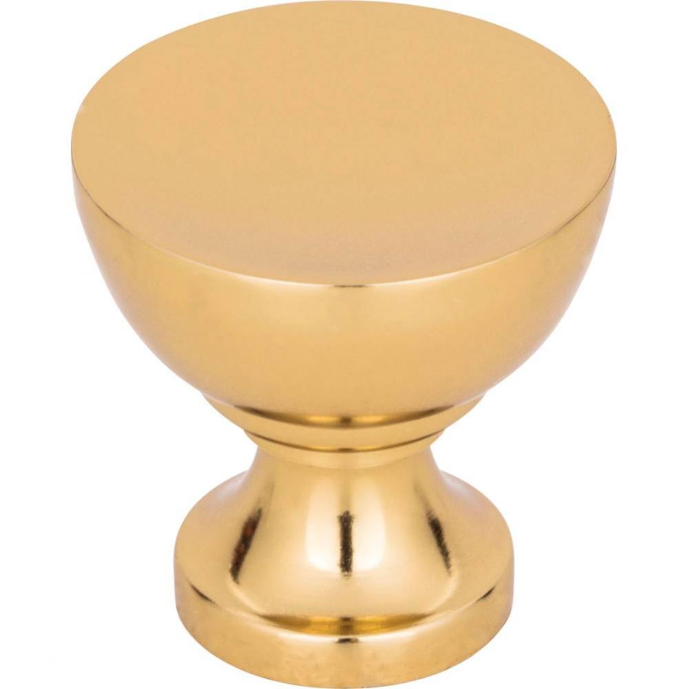 Shelley Round Knob 1 1/4 Inch French Gold