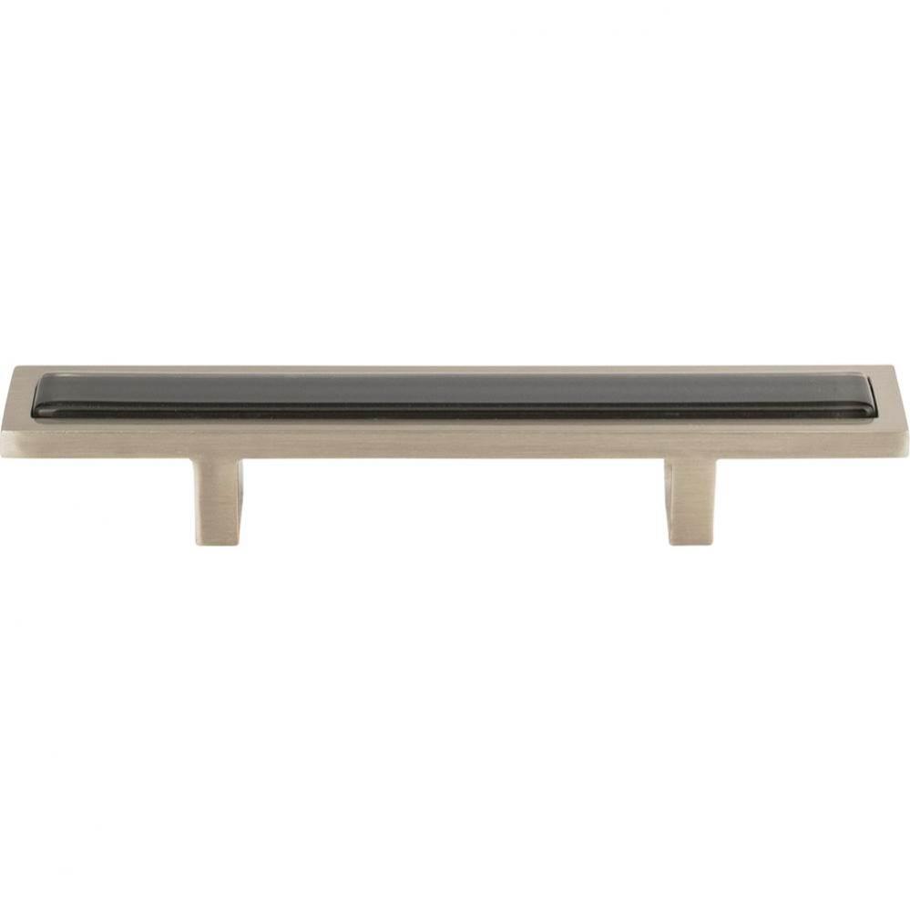 Spa Black Pull 3 Inch (c-c) Brushed Nickel