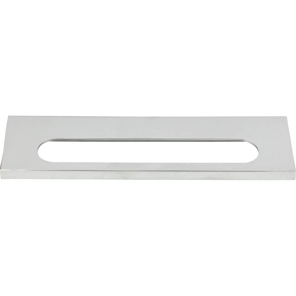 Modern Square Edge Tab Pull 5 1/16 Inch (c-c) Polished Chrome