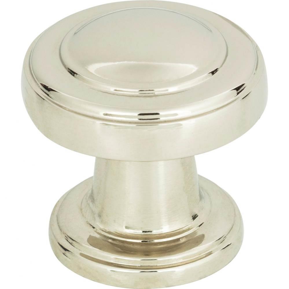 Bronte Knob 1 1/8 Inch Polished Nickel