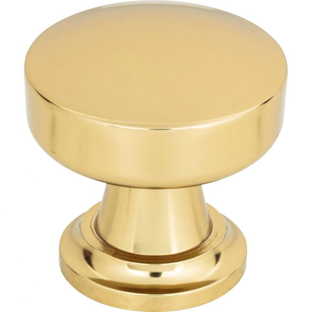 Browning Round Knob 1 1/4 Inch French Gold