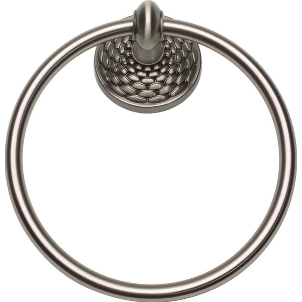 Mandalay Bath Towel Ring  Brushed Nickel