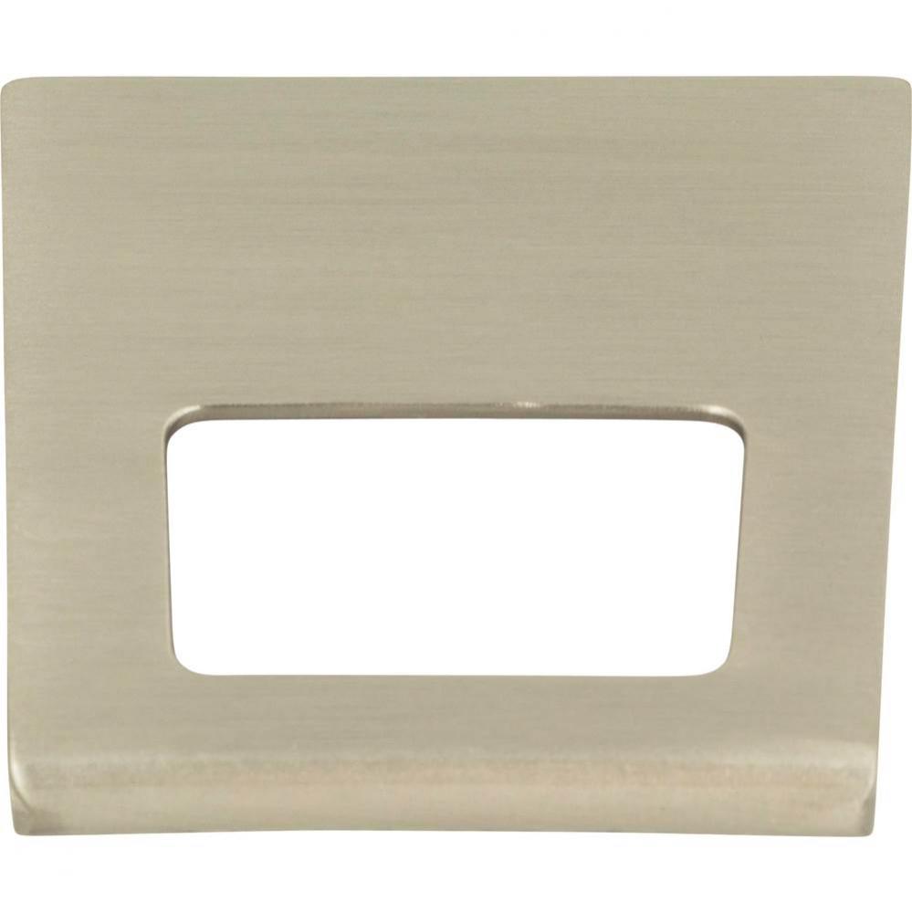 Mid Century Tab Pull 1 1/4 Inch (c-c) Brushed Nickel