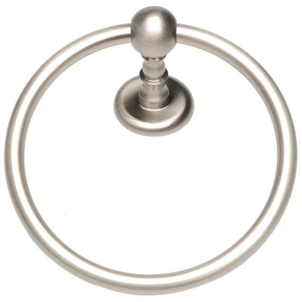 Emma Bath Towel Ring  Brushed Nickel