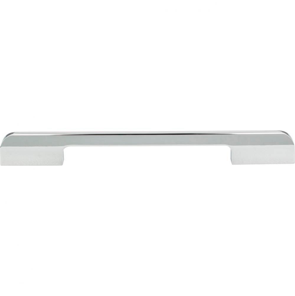 Round Thin Pull 7 9/16 Inch (c-c) Polished Chrome