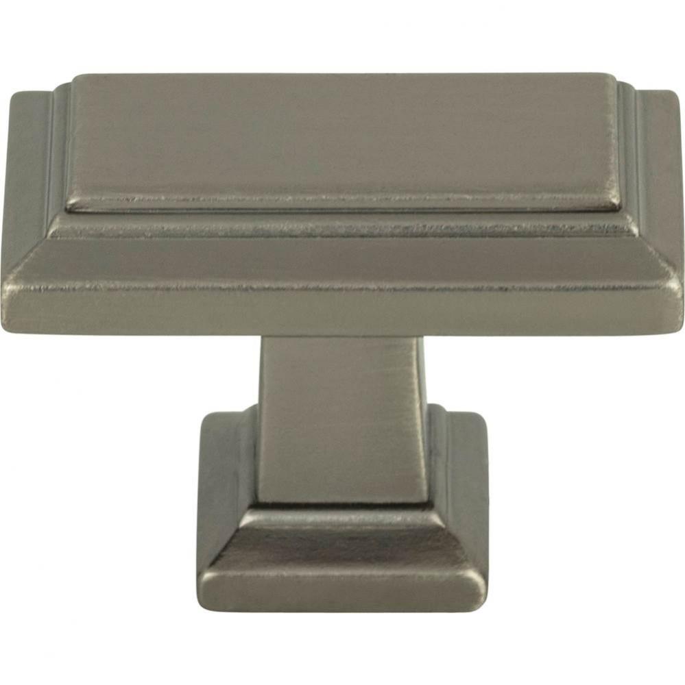 Sutton Place Rectangle Knob 1 7/16 Inch Slate