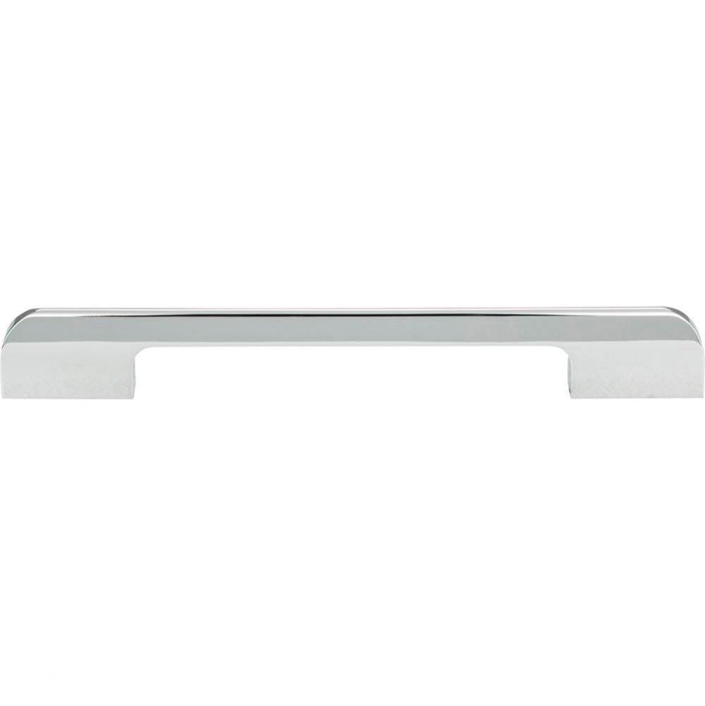 Round Thin Pull 6 5/16 Inch (c-c) Polished Chrome