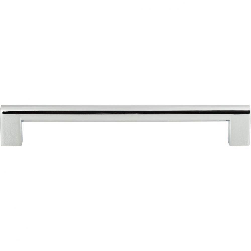 Round Rail Pull 7 9/16 Inch (c-c) Polished Chrome