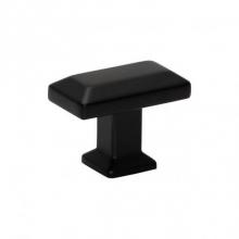 Atlas A661-BL - Sweetbriar Lane Rectangle Knob 1 3/8 Inch Matte Black