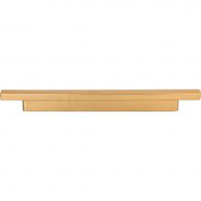 Atlas 428-WB - Tom Tom Pull 6 5/16 Inch (c-c), 7 9/16 Inch Warm Brass