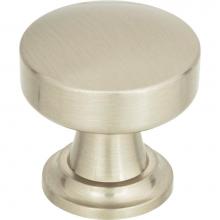 Atlas 325-BRN - Browning Round Knob 1 1/4 Inch Brushed Nickel