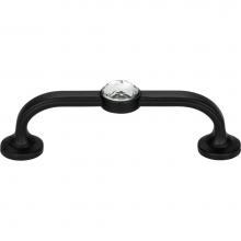 Atlas 344-BL - Legacy Crystal Bracelet Pull 3 Inch (c-c) Matte Black