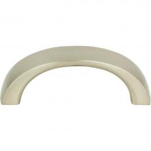 Atlas 397-BN - Tableau Curved Pull 1 13/16 Inch (c-c) Brushed Nickel