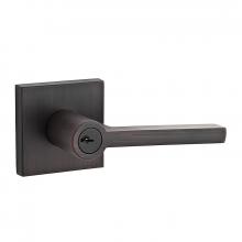 Baldwin EN.SQU.CSR.112 - KEYED ENTRY SQU LEVER W/ SQU ROSE