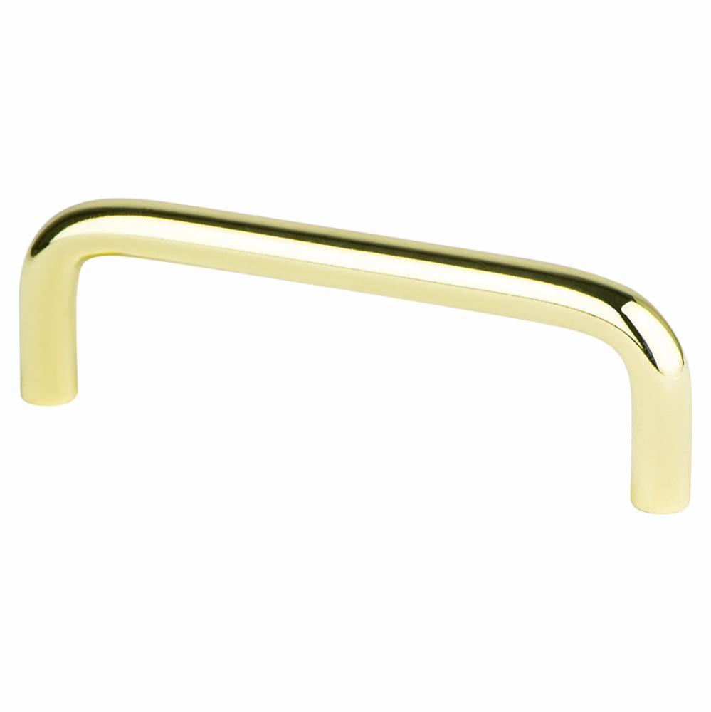 Zurich 3 1/2in Polished Brass Pull