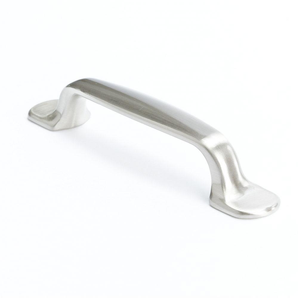 Euro Moderno 96mm Brushed Nickel Pull