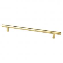 Berenson 0825-2MDB-P - Tempo 224mm CC Modern Brushed Gold Bar Pull