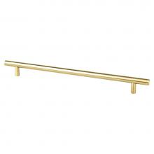 Berenson 0826-2MDB-P - Tempo 256mm CC Modern Brushed Gold Bar Pull