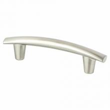 Berenson 2097-4BPN-P - Meadow 96mm Brushed Nickel Pull