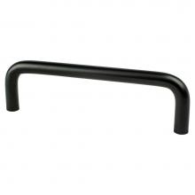 Berenson 6126-2055-P - Advantage Wire Pulls 4 inch CC Matte Black Steel Pull