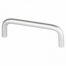 Berenson 6134-4SAL-P - Zurich 3 1/2in Satin Aluminum Pull