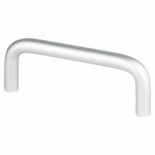 Berenson 6135-4SAL-P - Zurich 3in Satin Aluminum Pull