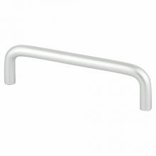 Berenson 6136-4SAL-P - Zurich 4in Satin Aluminum Pull