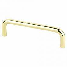 Berenson 6150-203-P - Zurich 4in Polished Brass Pull