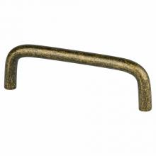 Berenson 6154-30AB-P - Zurich 3 1/2in Antique Brass Pull