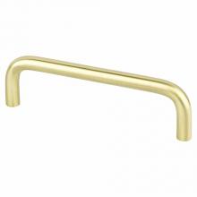 Berenson 6160-2SB-P - Zurich 4in Satin Brass Pull