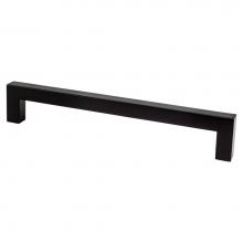 Berenson 9017-4055-P - Contemporary Advantage One 160mm CC Matte Black Square Pull