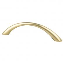 Berenson 9125-40CZ-P - Contemporary Advantage Four 96mm CC Champagne Tapered Arch Pull