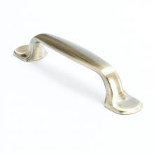 Berenson 9721-1BAB-P - Euro Moderno 96mm B. Ant. Brass Pull