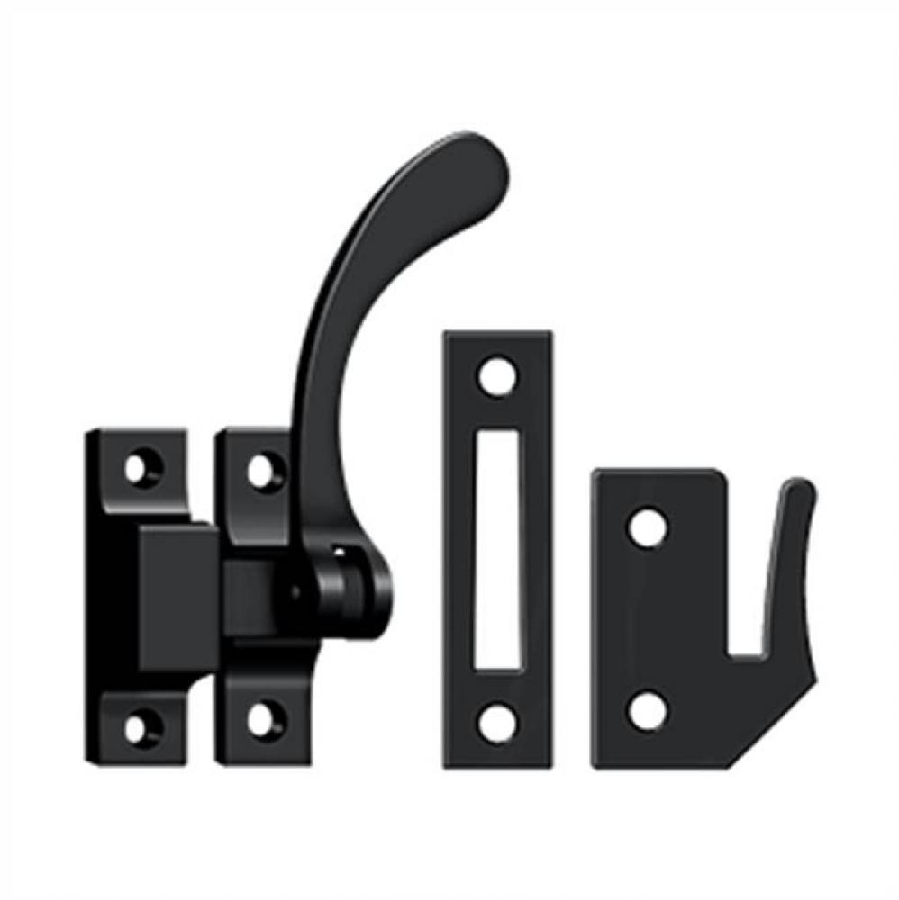 Window Lock, Casement Fastener, Reversible, 4-1/2&apos;&apos;