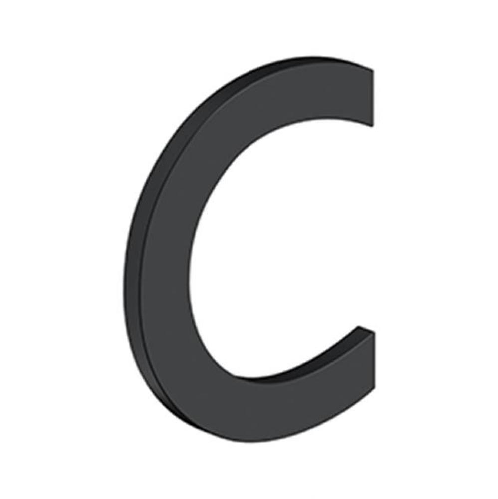 4&apos;&apos; LETTER C, B SERIES WITH RISERS, STAINLESS STEEL