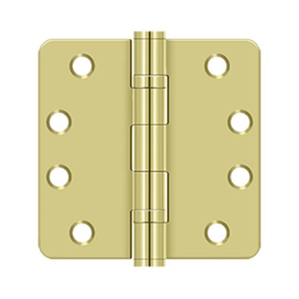 4&apos;&apos; x 4&apos;&apos; x 1/4&apos;&apos; Radius Hinge, HD, Ball Bearings