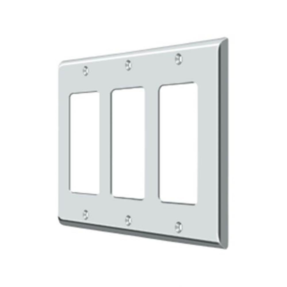 Switch Plate, Triple Rocker