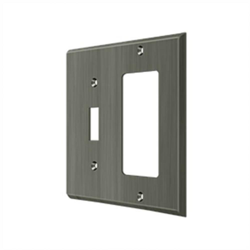 Switch Plate, Single Switch/Single Rocker