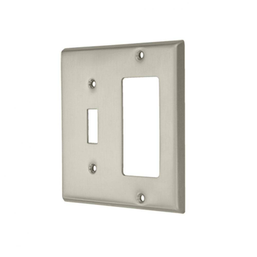 Switch Plate, Single Switch/Single Rocker